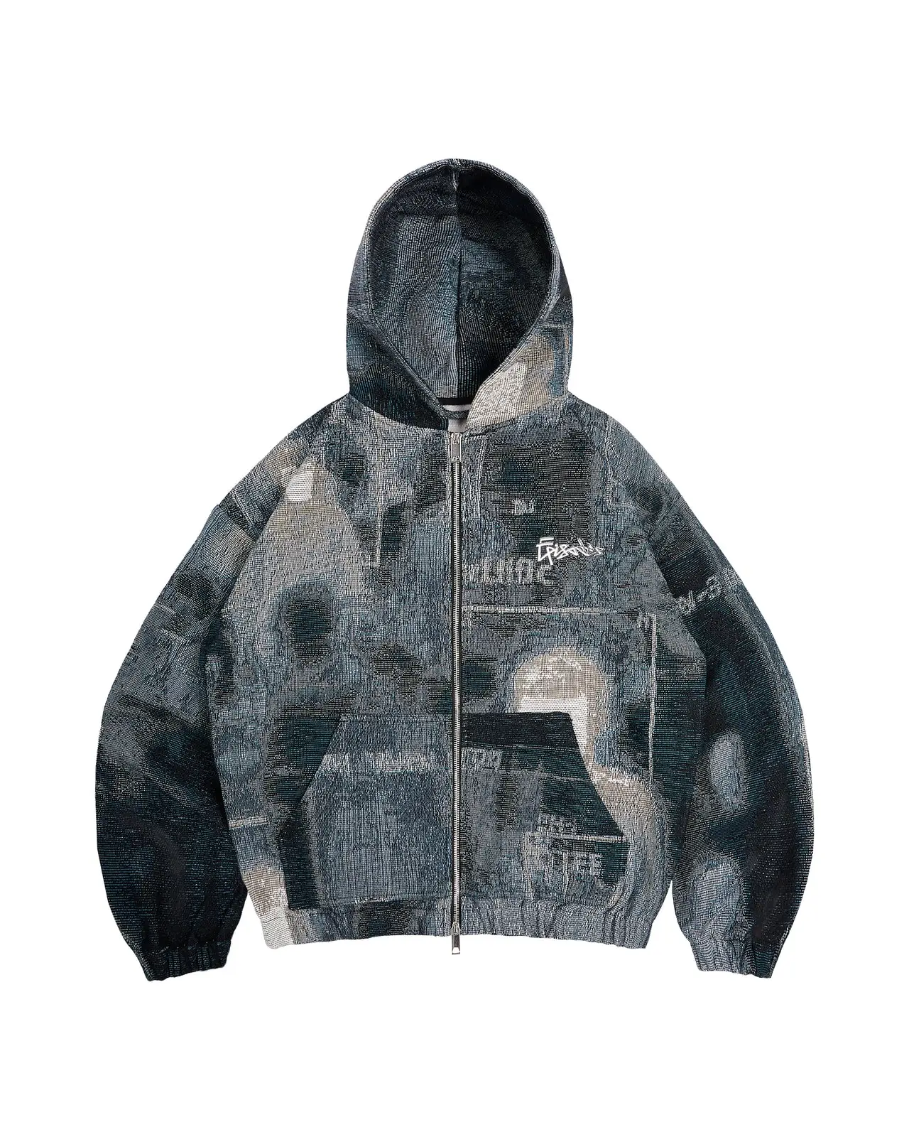 Episodes Cctv Tapestry Hoodie Black (1)