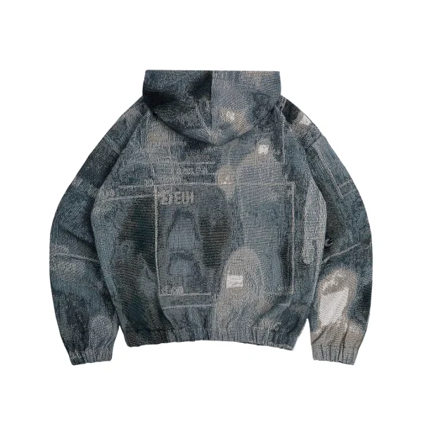 Episodes Cctv Tapestry Hoodie Black (9)