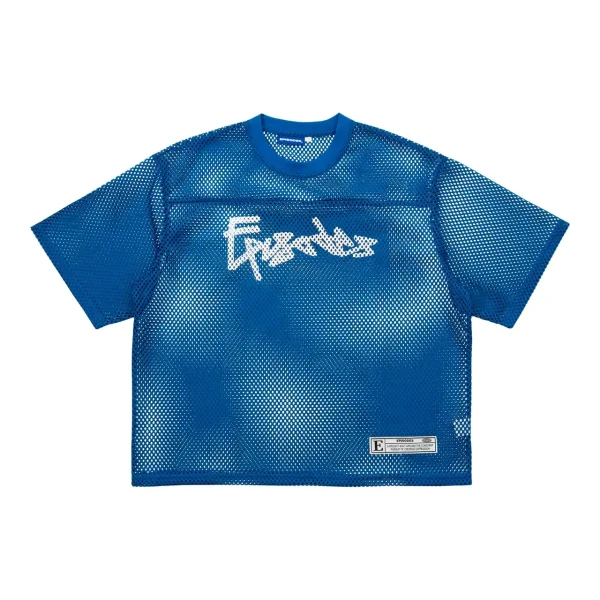 Episodes Tag Mesh Jersey Cobalt (1)